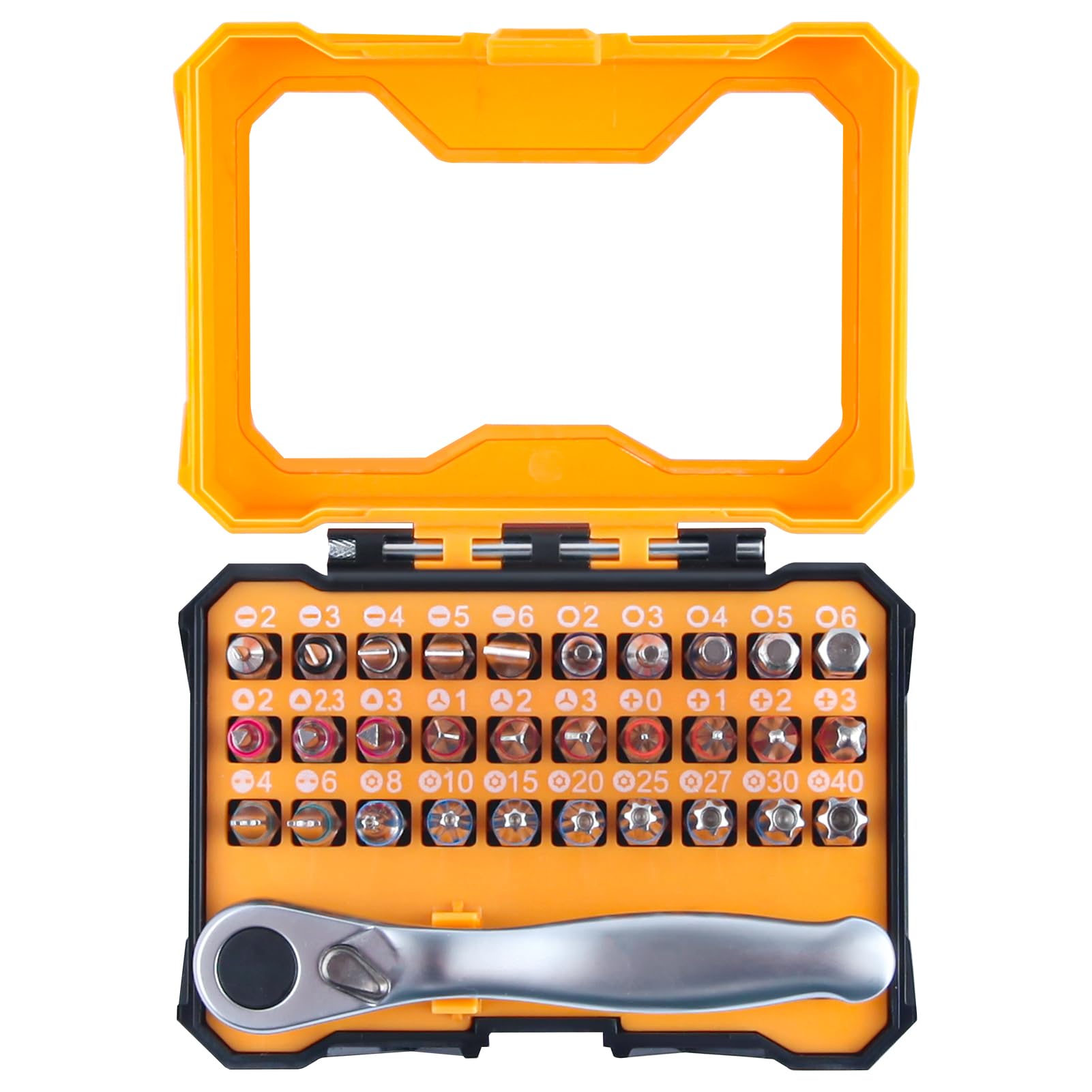 Mini Cle Coffret de 32 mini-clés à cliquet, mini-clé à cliquet 1/4 pouce et jeu ...