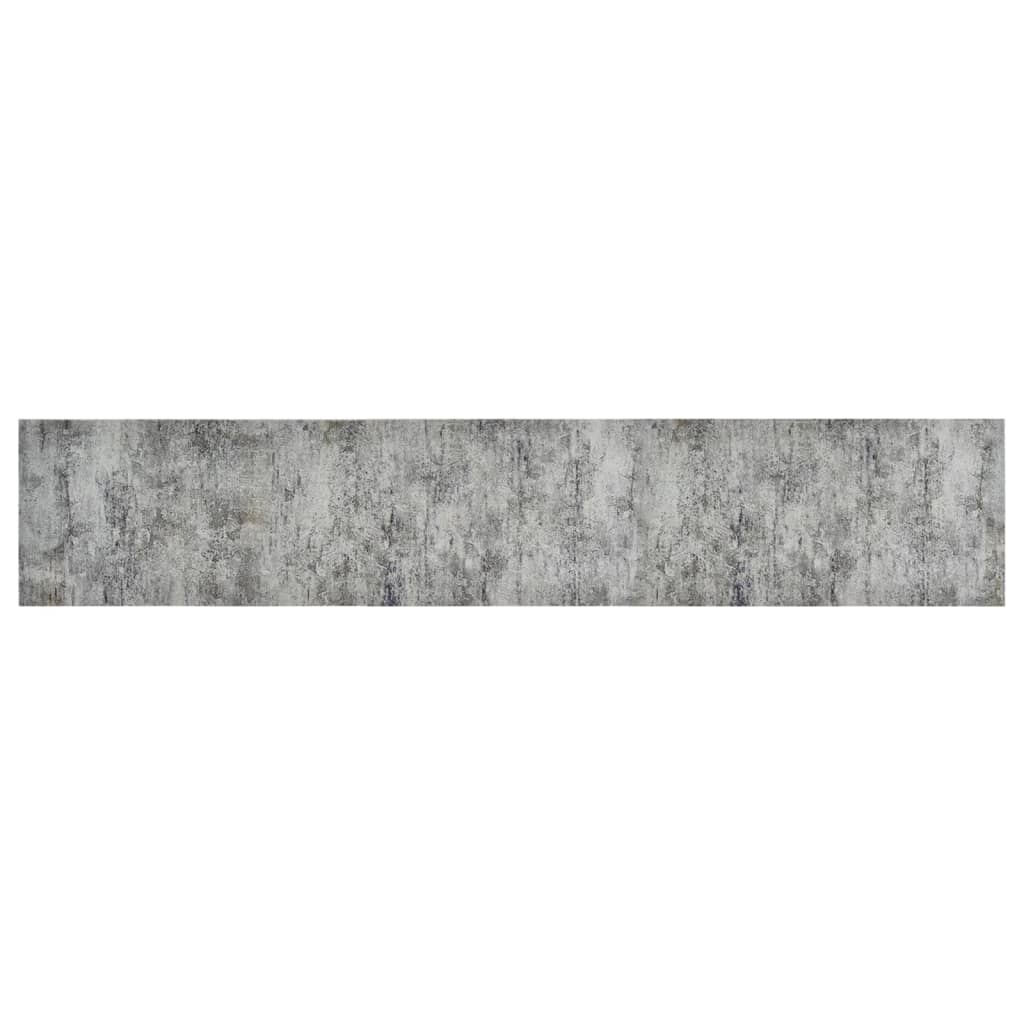 Tapis De Couloir 60x300 Cm En Microfibre - Lavable Et Antidérapant | Design Vintage Médaillon Bleu