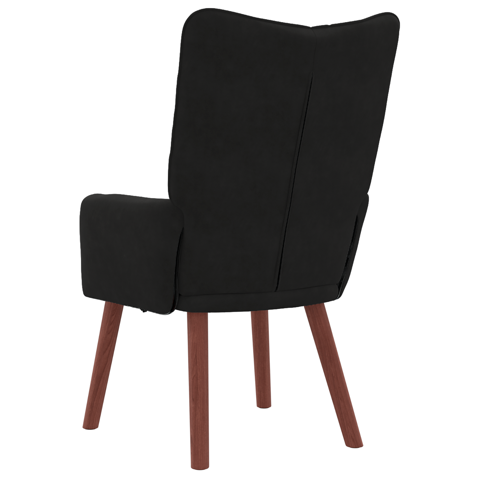 Fotel Czarny 63 x 67 x 94 cm Aksamit vidaXL