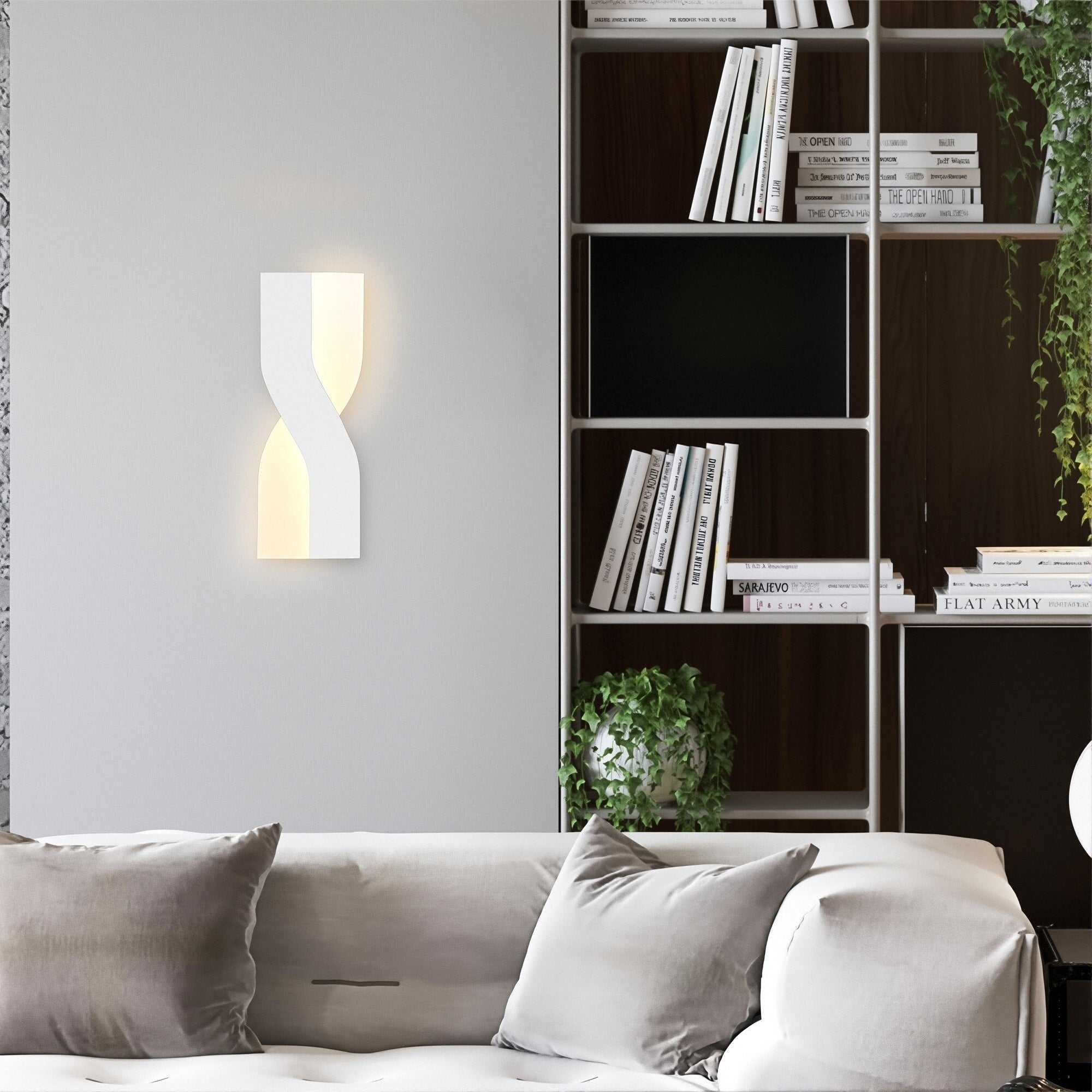 Lampada da parete a LED in stile europeo, apparecchi di illuminazione per interni, lampada da parete girevole da comodino per camera da letto - 5