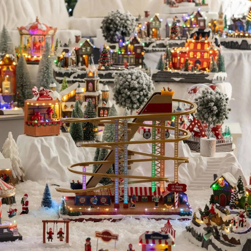 Village lumineux grand huit musical 25 LED - Feeric lights & christmas - 4