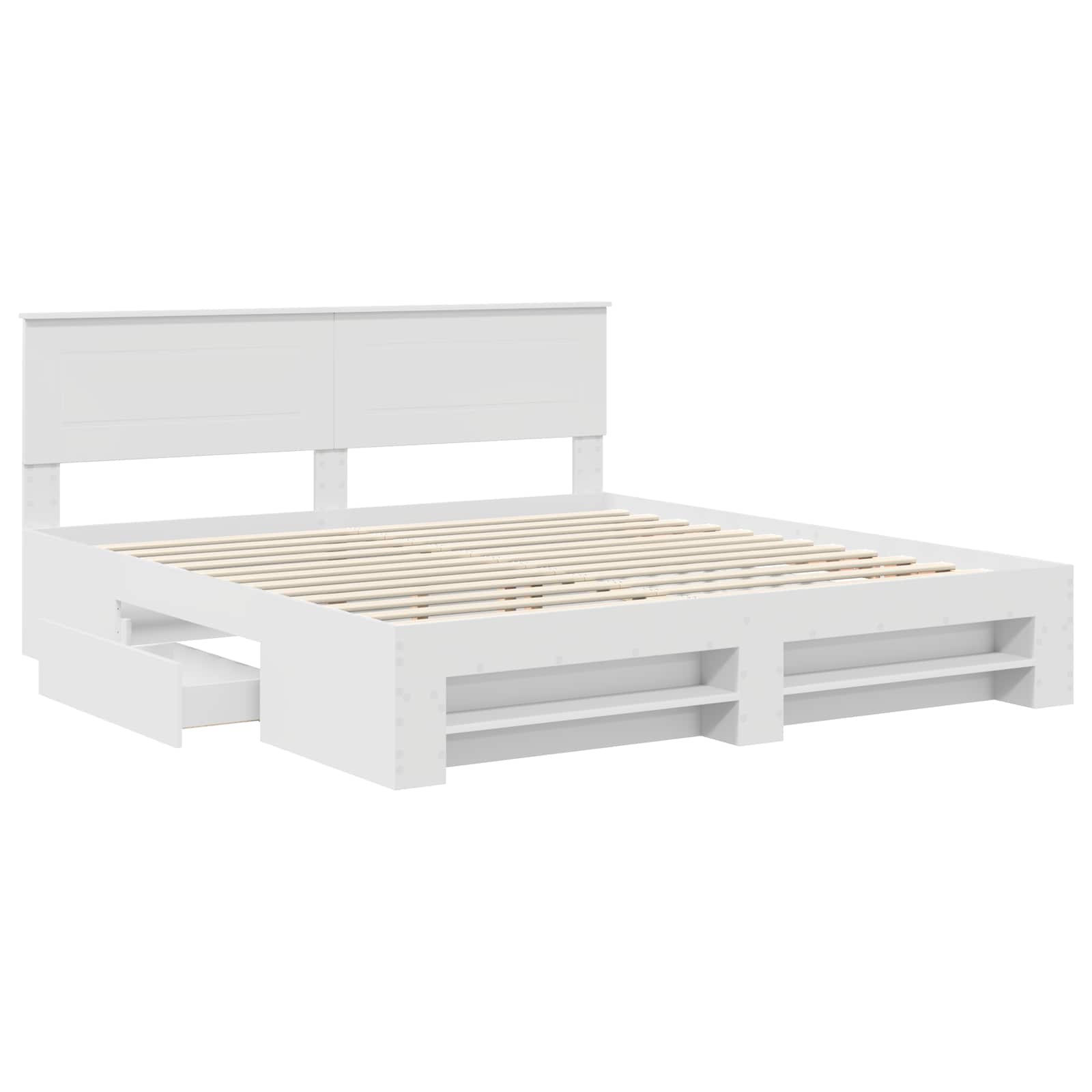 Estructura De Cama Doble Matrimonial - 180 x 200 cm Madera de ingeniería - 5