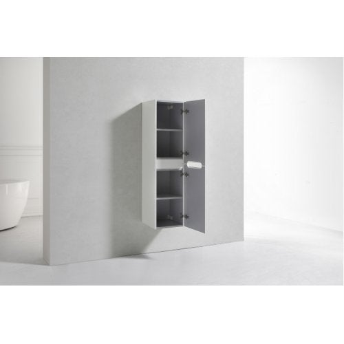 Colonne de salle de bain LUNA 135cm Bois Clair - 5
