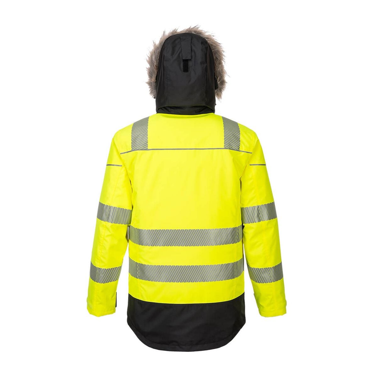 Parka hiver HV PW3 Jaune et Noir - Portwest - Taille 4XL - 2