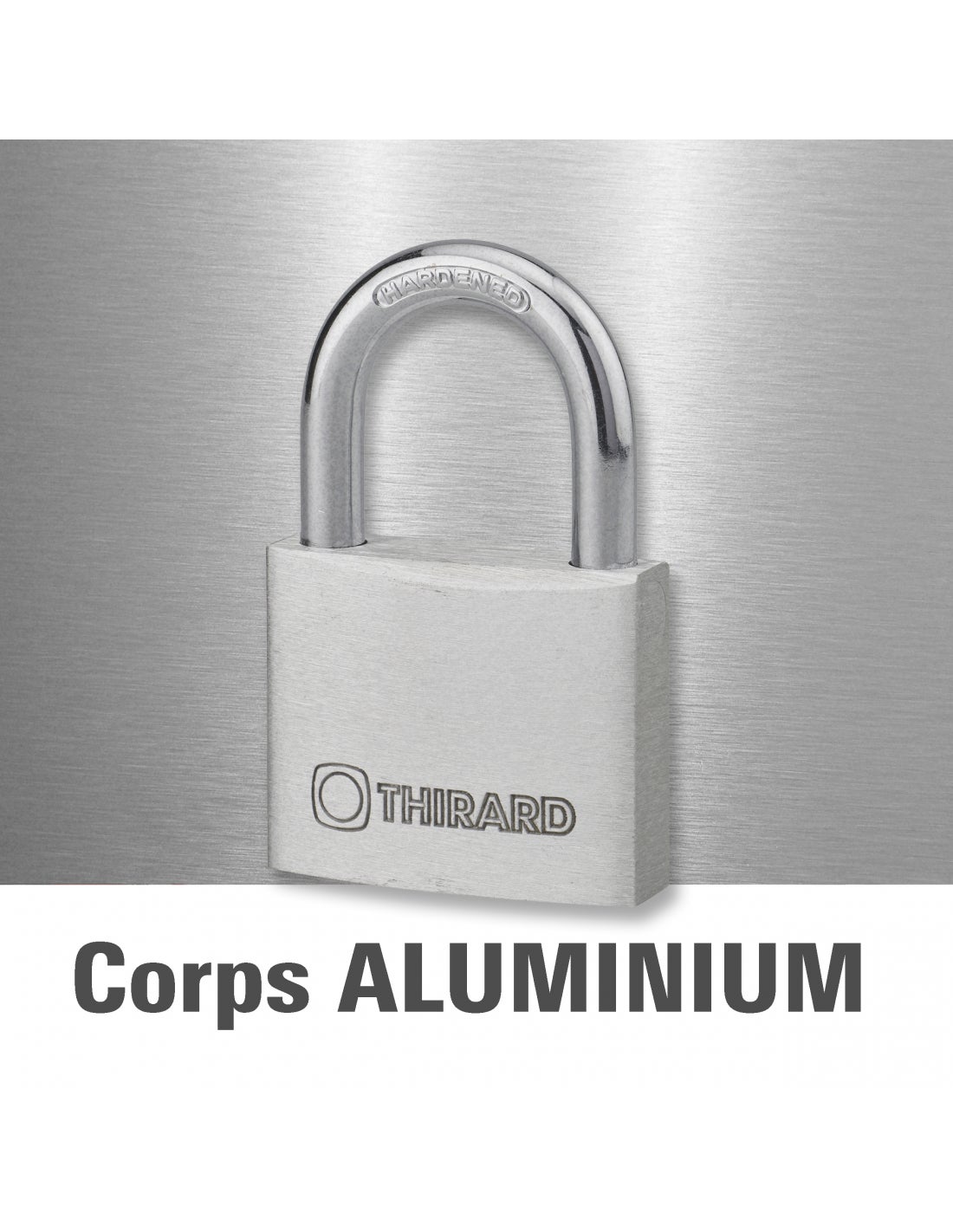 THIRARD - Cadenas à clé Type 1, bagage, aluminium, 40mm, 2 clés - THIRARD - 8