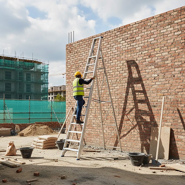 Escabeau alu 12 marches - Hauteur max. de travail 5.00m - PT12 - 4