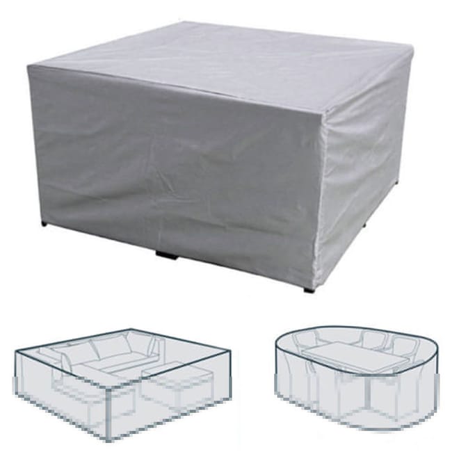 Housse de protection rectangulaire pour meubles de jardin, imperméable, anti-poussière, anti-UV, pour chaise ou table de jardin 190*125*80cm - 4