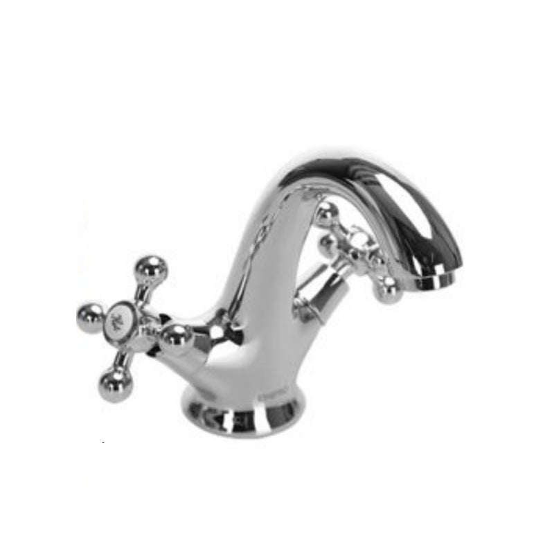 Tradycyjna wiktoriańska bateria umywalkowa krzyżowa retro, bateria umywalkowa Mira Buddha