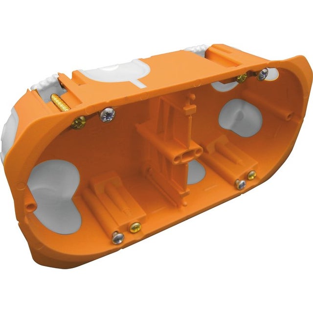 Boîte d'encastrement double - CAPRI - Ht 40 - 6 entrées