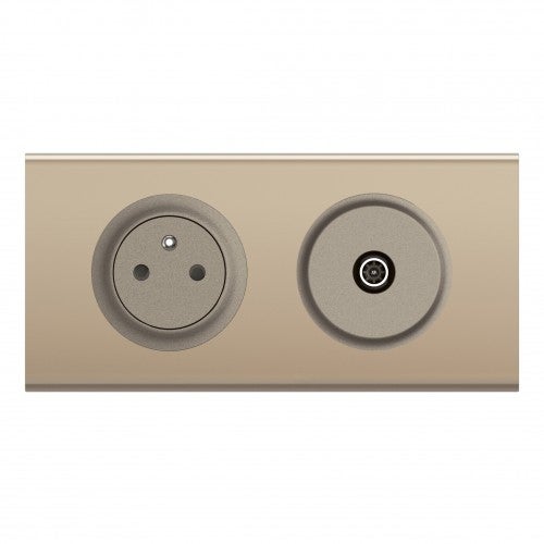 Amerelle 54DN Plaque Murale Géorgienne En Métal Coulé, Nickel