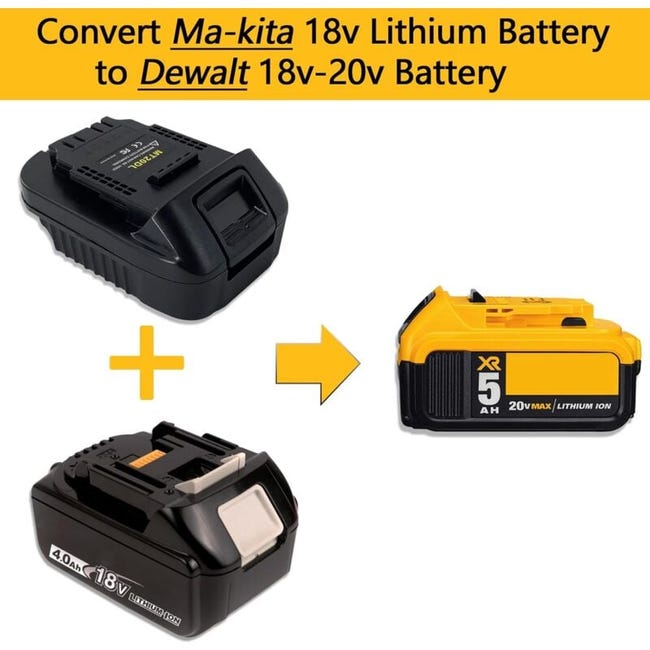 Adapter For Makita 18V Li-ion Battery To For Dewalt For Milwaukee For - Foto 8
