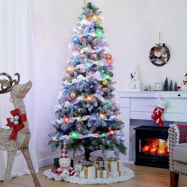 Ruban De Noël Argenté Maille 27 Cm X 9 M - Décoration Sapin, Guirlande, Couronne, Pour Bricolage Festif