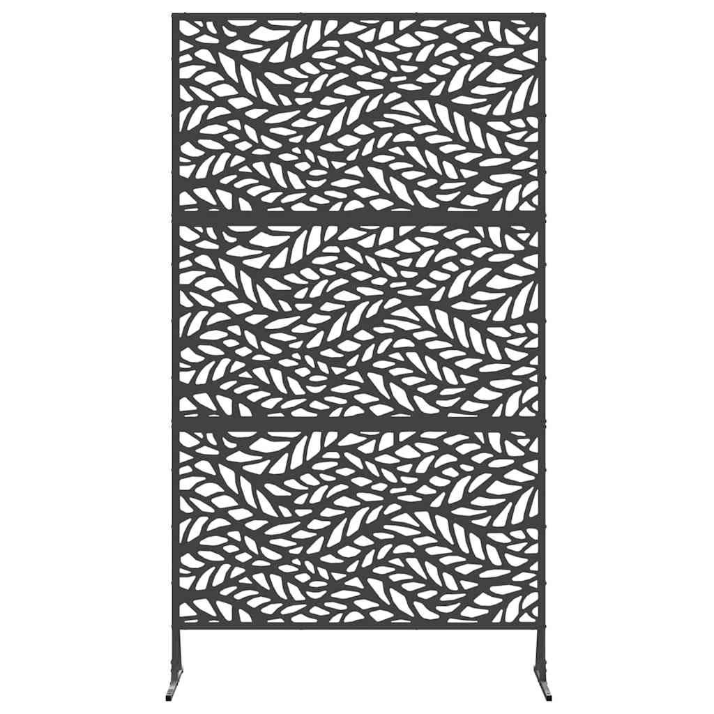 vidaXL Écran de confidentialité Noir 100 x 50 x 180 cm Acier - 4