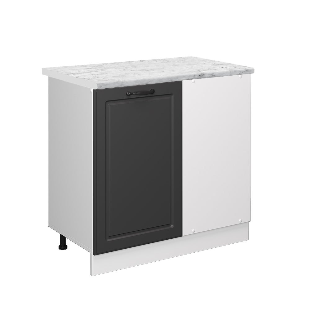 Vicco Szafka narożna R-Line, Antracytowy domek wiejski, 86 cm BR Marmur