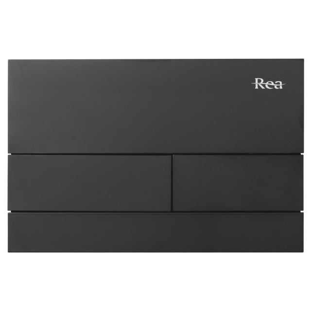 PLAQUE DE COMMANDE WC TYPE REA T K011A-Q STEEL BLACK 15,5X24X15,5CM