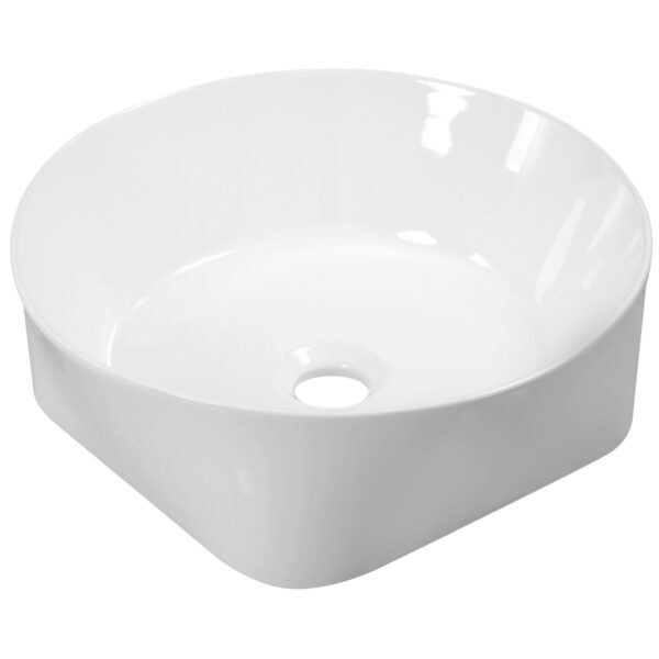 Umywalka nablatowa KR-919 biała KERRA