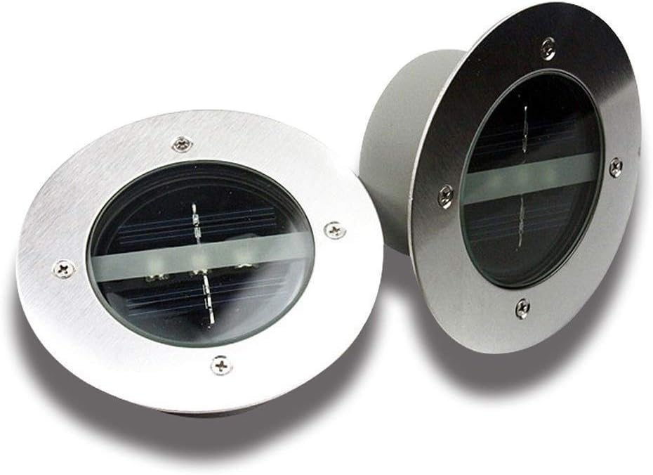 Wodoodporne reflektory solarne LED IP65 do ogrodu i trawnika, chłodna biel - 5