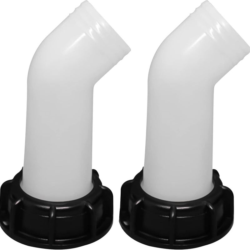 2 szt. Beczka spustowa z nakrętką IBC 1000L Dysza zbiornika na wodę Złączka zaworu Przedłużenie węża Adapter 2 cale