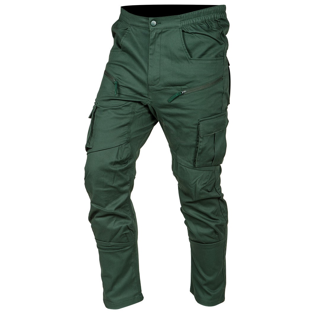 Pantaloni de lucru OUTDOOR, tip jogger, de culoare verde, marimea XXXL 81-286-XXXL