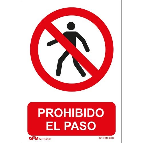 Cartello 'PROHIBIDO EL PASO PROPIEDAD PRIVADA' Con Simbolo Cane - Segnale Di Avviso Per Proprietà Privata
