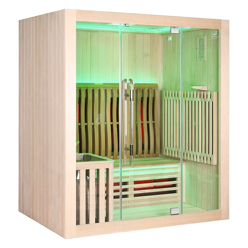 Sauna Combi Boreal® Elégance 3 - 175x125 Infrarouge + Vapeur - 9