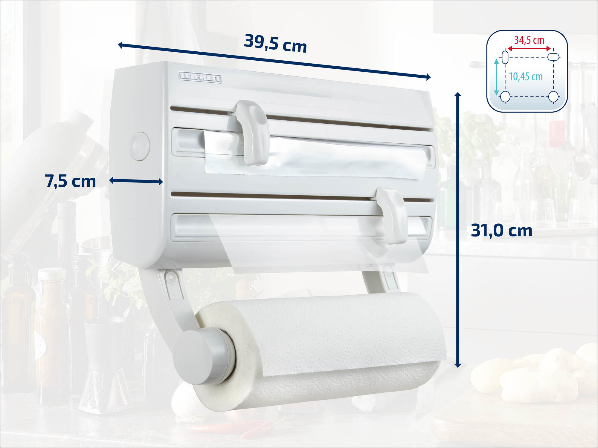 Porte-rouleau mural Parat F2 3 Leifheit - 6