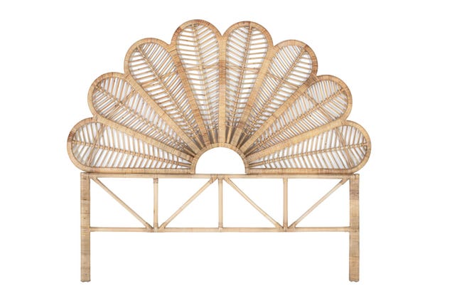 Tete De Lit Rotin 180 Cm