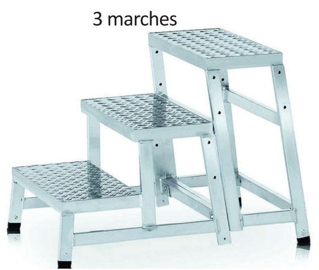 Marchepied industriel modulaire MODULO STEP 3 marches