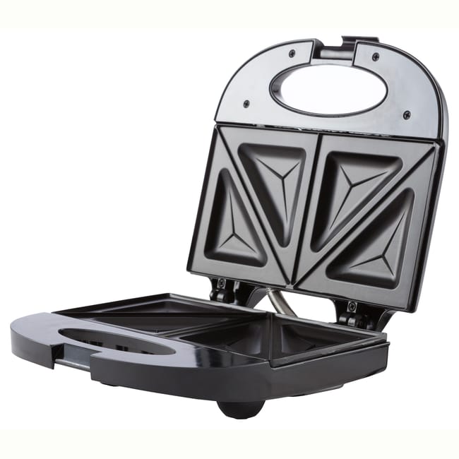 Krups FDK453 Sandwmaker | Forma Triangolare | Rivestimento Antiaderente | Piastre XL Profonde 25 X 12 Cm | Funzione Verticale | Deposito Cavi | Manico Termoisolato | Acciaio Inox/nero : Amazon.it: Casa E Cucina