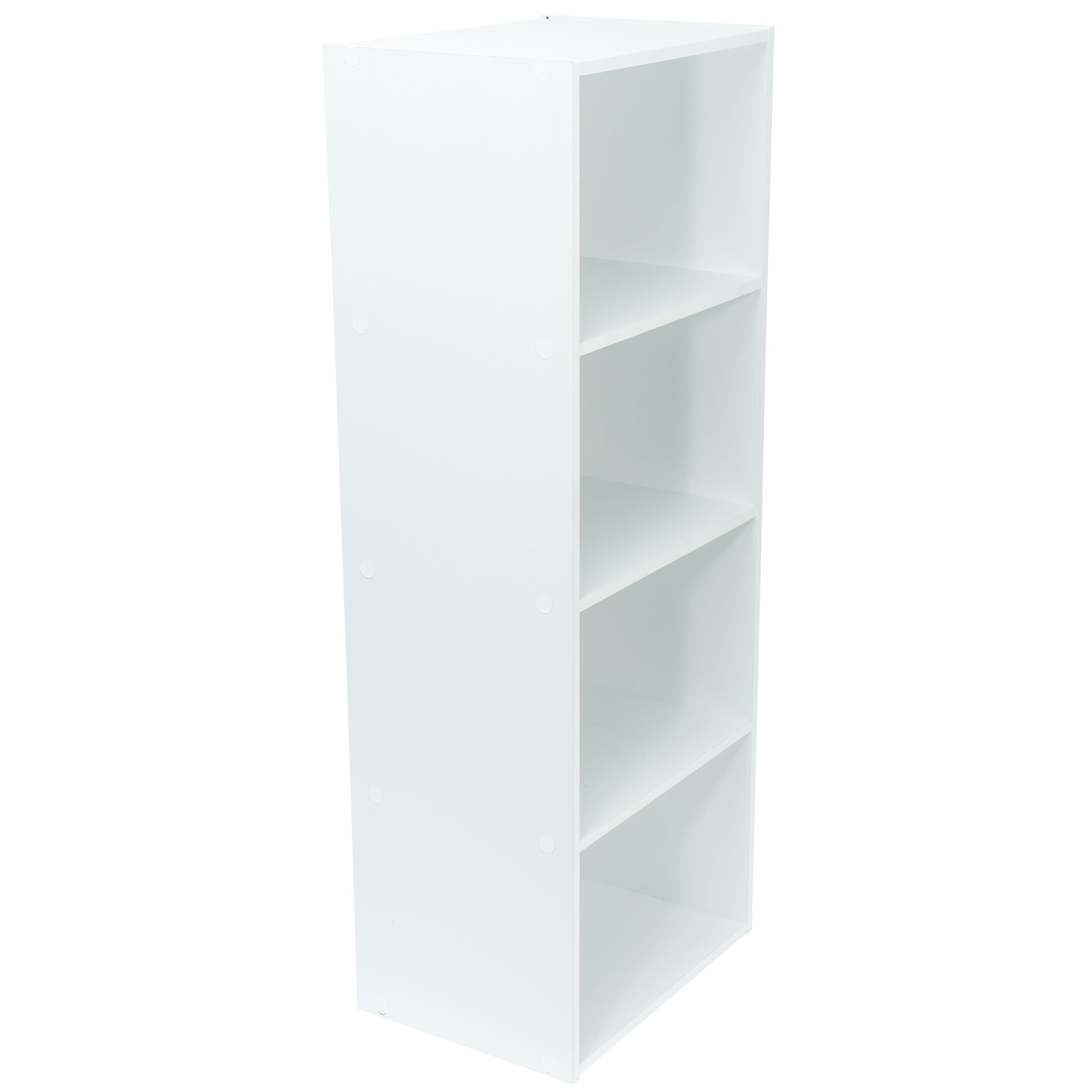 Meuble blanc de rangement WERKA PRO 4 niches (106 x 40 x 29 cm) - 4