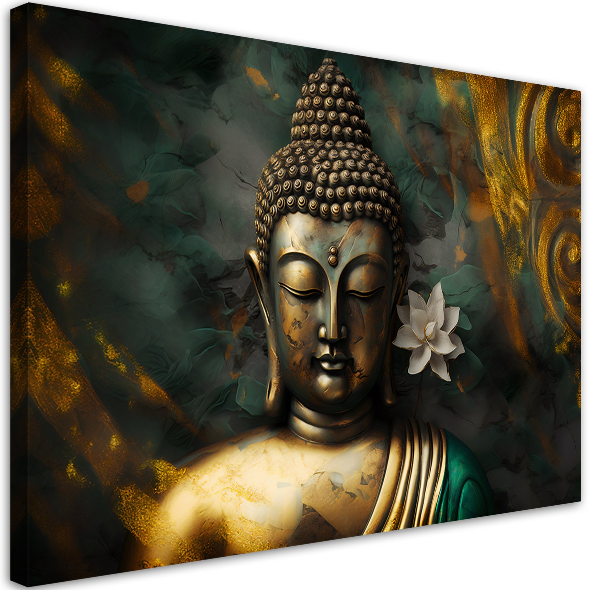 Obraz na płótnie, Budda Abstrakcja Zen 100x70