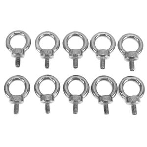 15 Bulloni Ad Occhiello M6 In Acciaio Inox 304 - 73mm, Per Fissaggio E Appendere - Foto 14