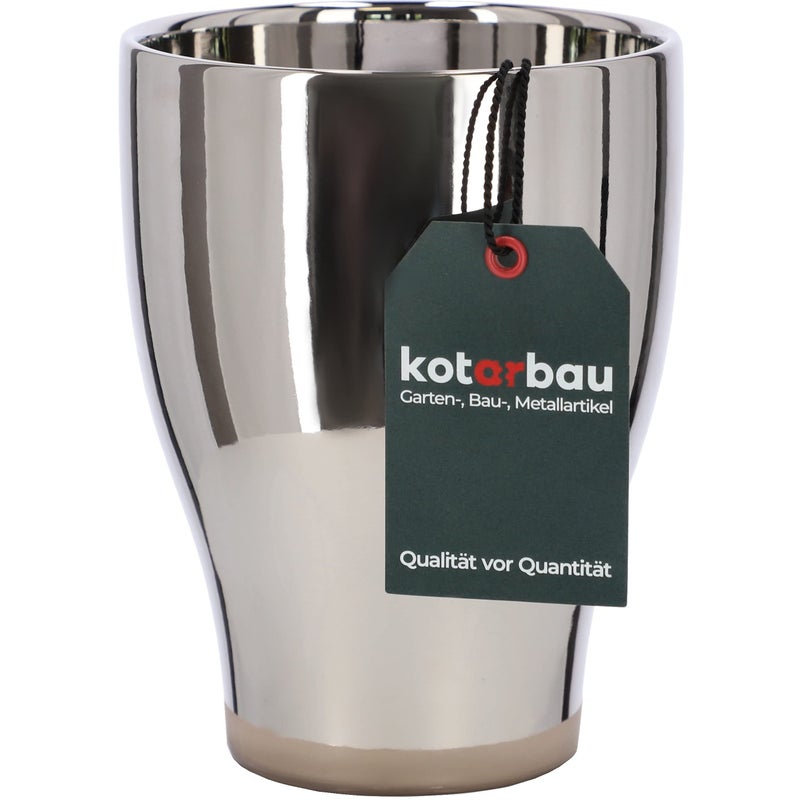 Doniczka szkliwiona ceramika fi 13 donica osłonka - KOTARBAU