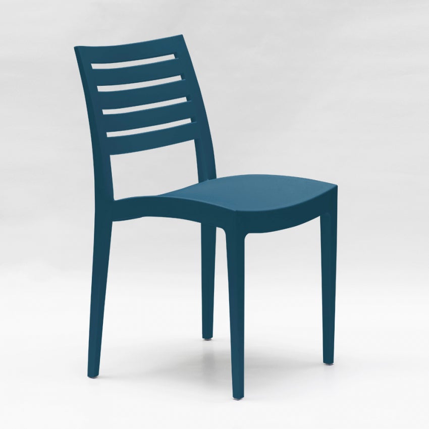 Chaise D'extérieur Empilable METRO Professional - Polypropylène Recyclé Et Fibre De Verre - Capacité 150 Kg