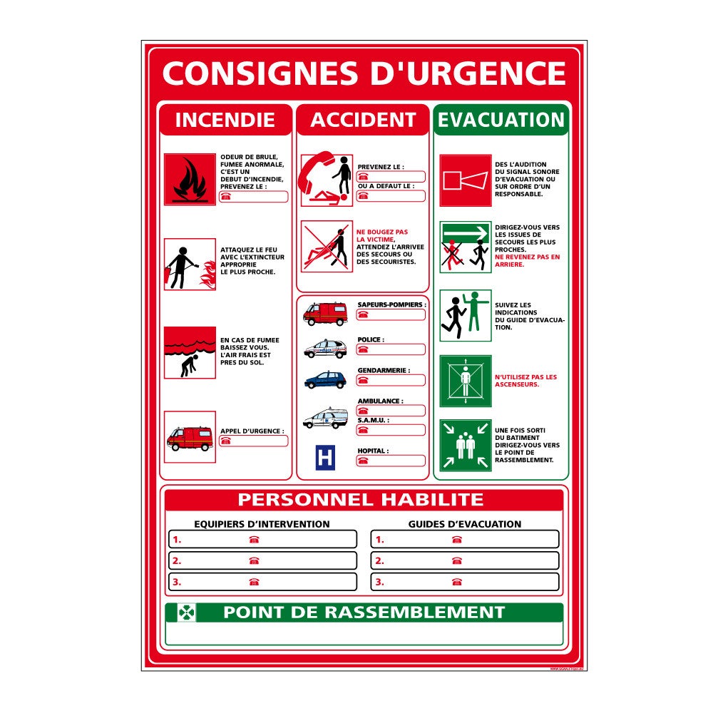 Pack De 7 Affichages Obligatoires Code Du Travail - Autocollants 200x300mm + Interdiction De Fumer