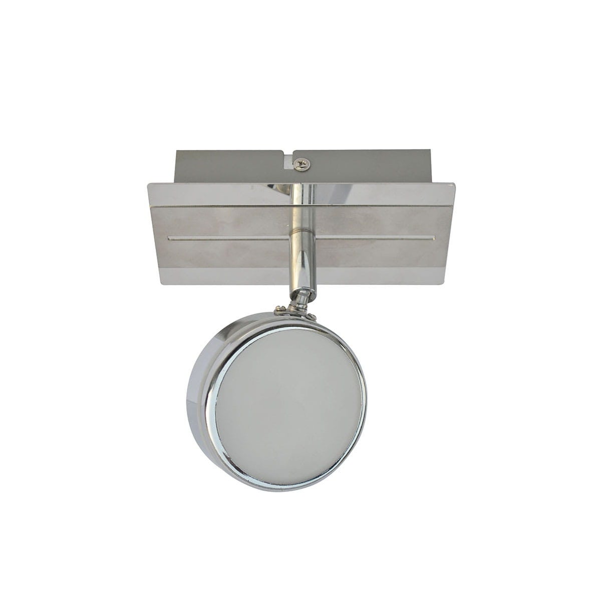 Kinkiet ścienny Naim chromowany biały LED 5W 3000K 400lm styl nowoczesny wym: 14 x 7,5 cm metal IP20 Italux