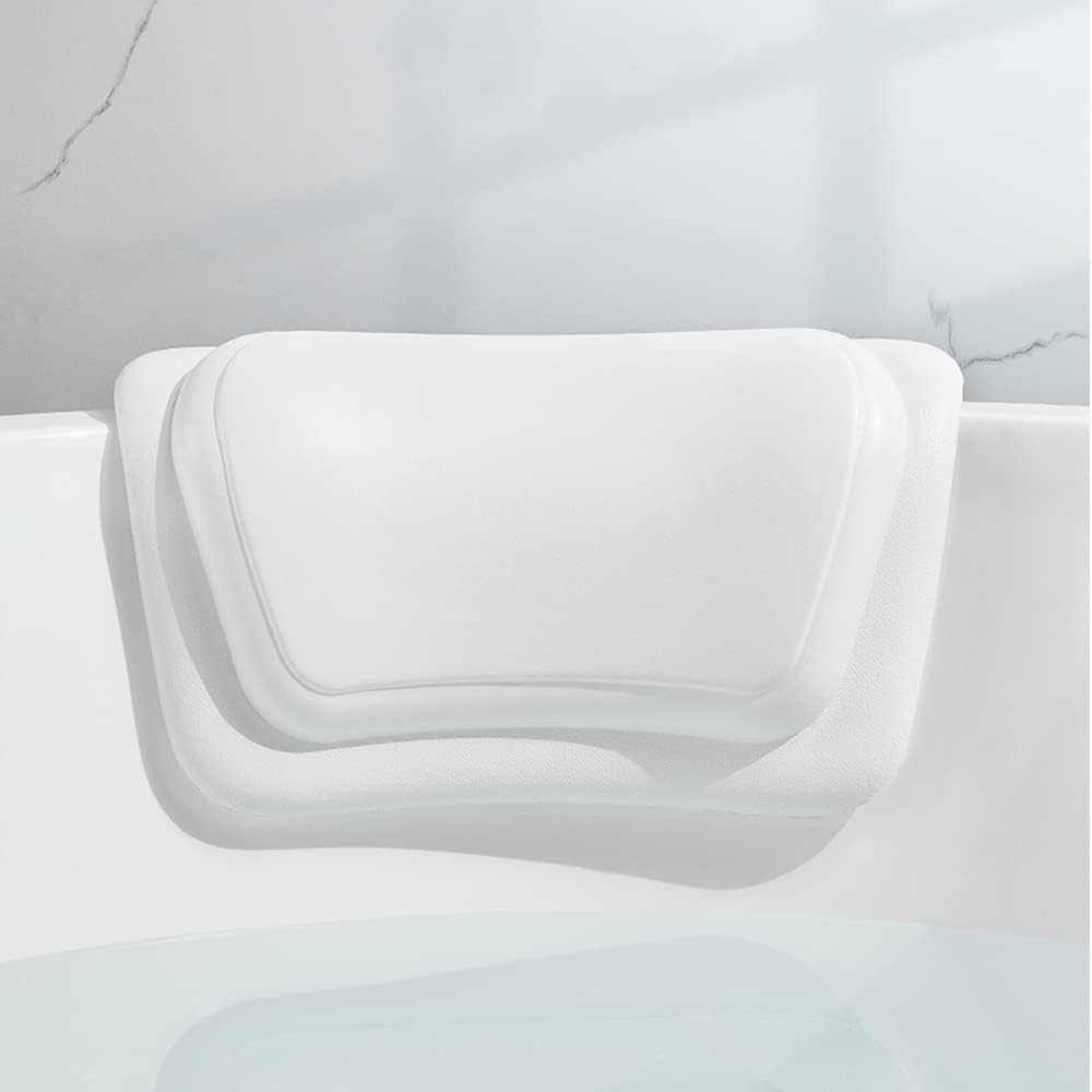 Ergonomiczna poduszka do kąpieli z poliuretanu, wodoodporna, z przyssawkami, idealna do wanien, jacuzzi, spa i relaksacji