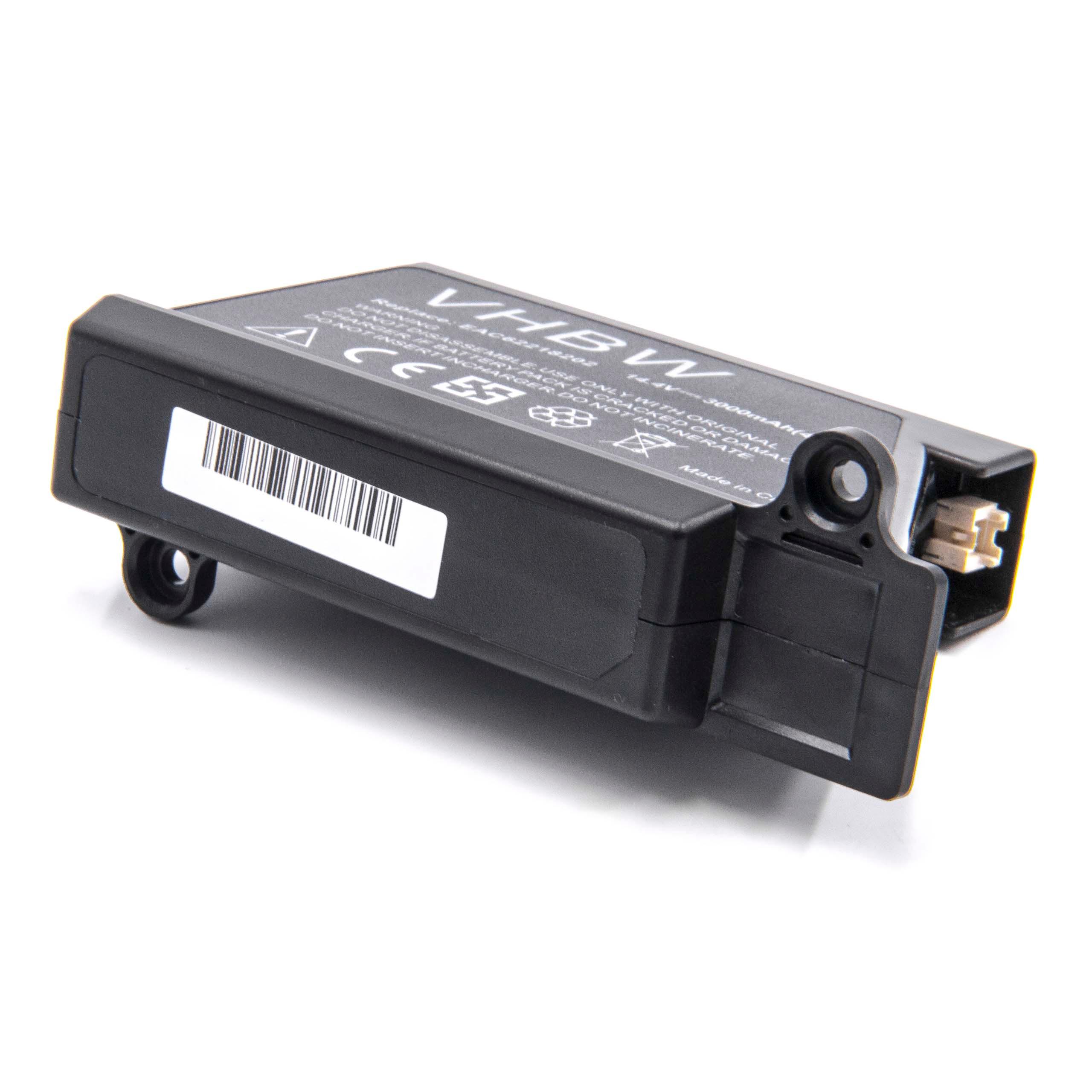 vhbw Batterie compatible avec LG Hom-Bot VR64602, VR64604LV, VR6370LVM, VR64602LV, VR63485LV, VR64607 aspirateur noir (3000mAh, 14,4V, Li-ion) - 2