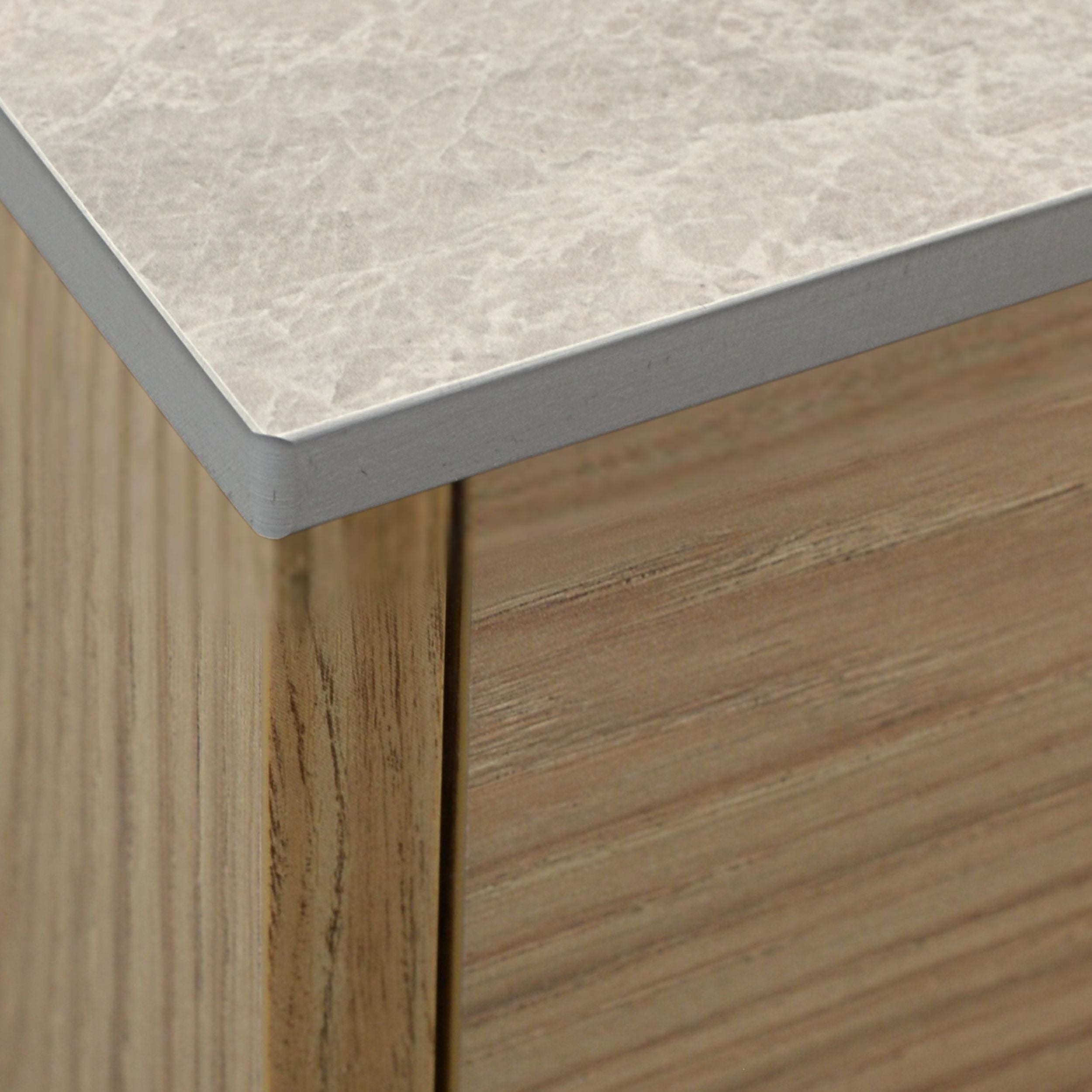 KOLM Blat łazienkowy HPL do szafki 160cm 161×47cm Cream Navona (K367PH)