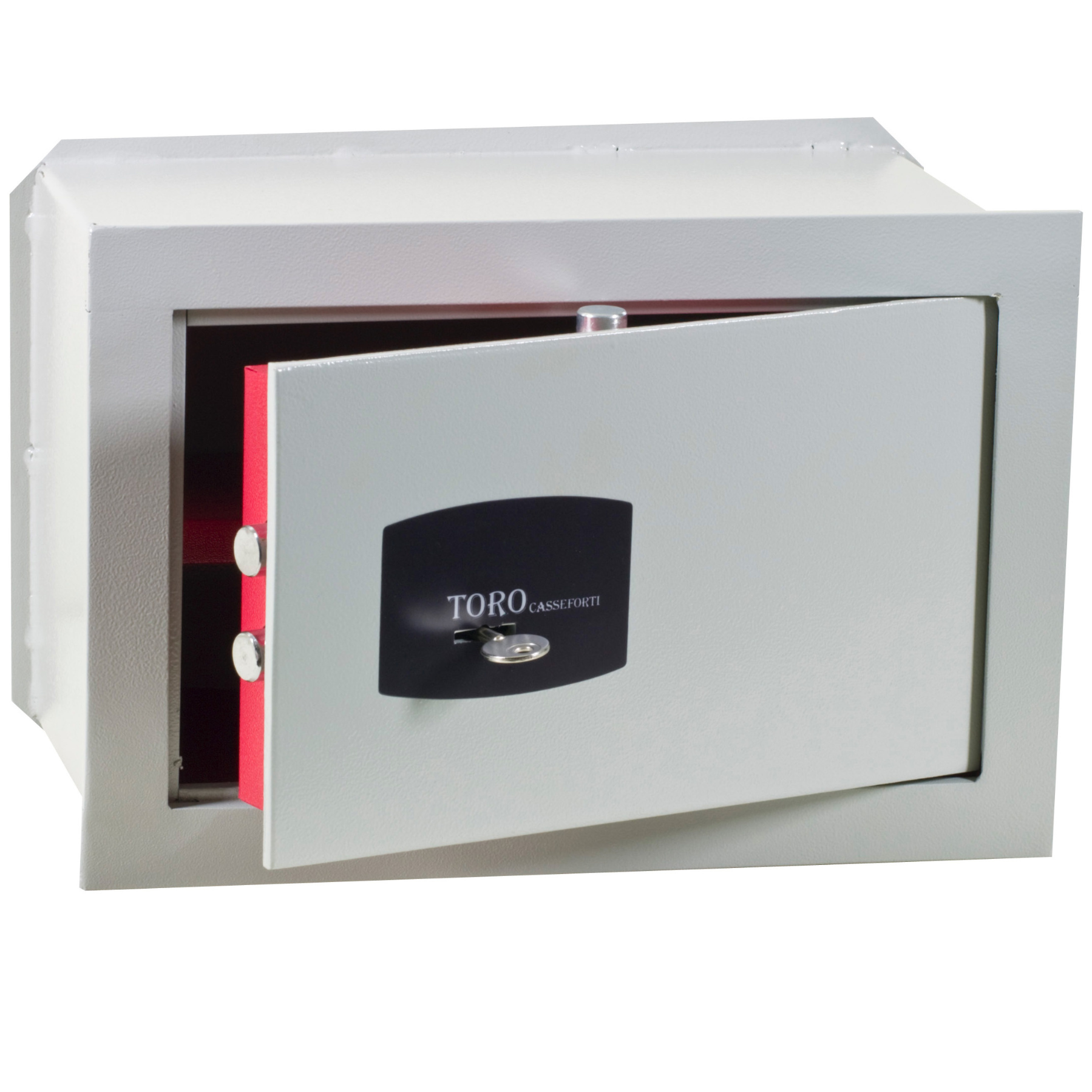 Cassaforte Da Muro Domus 271320 - Chiusura A Chiave, Grigio Chiaro, Capacità 10 Litri - Foto 11