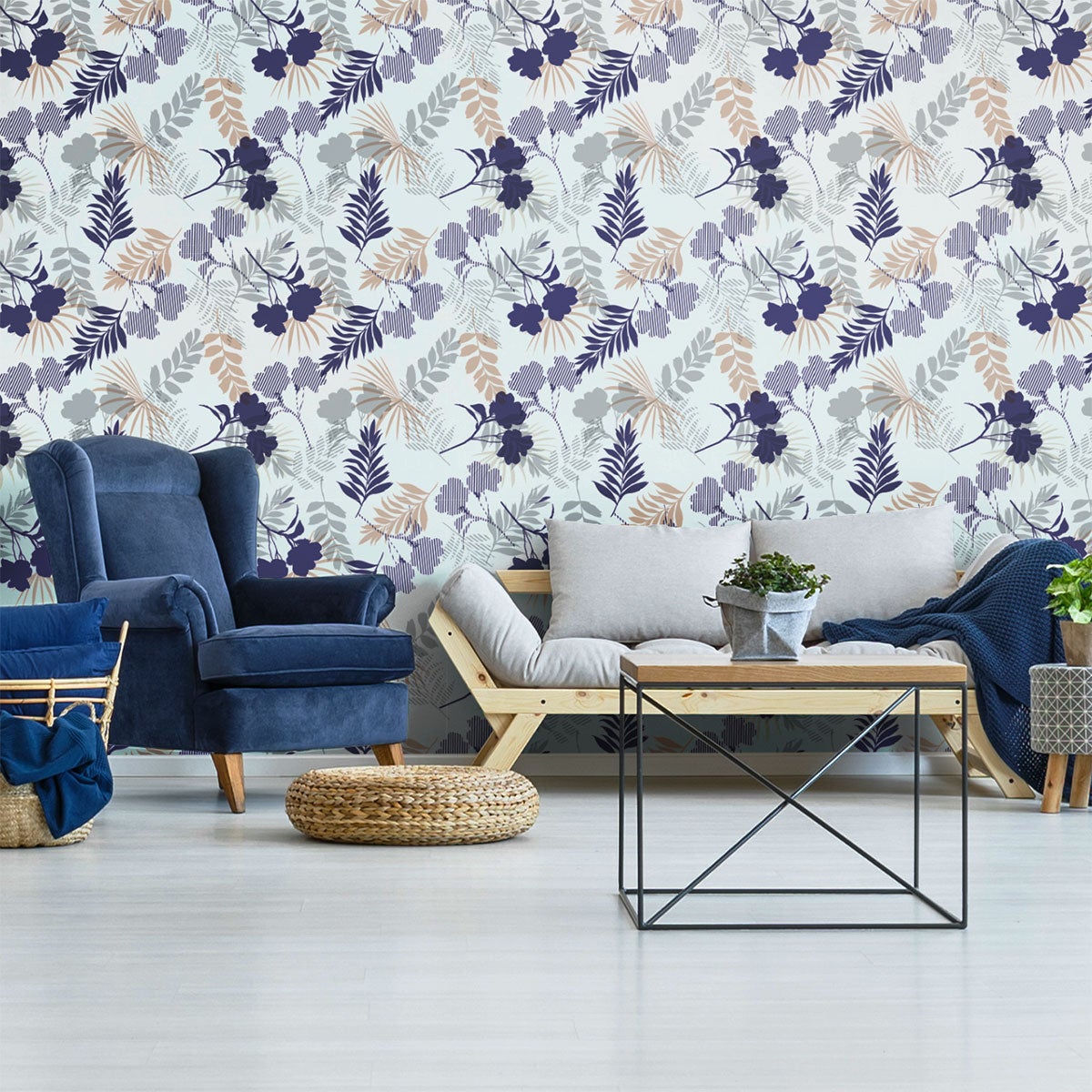 Adesivo carta da parati tropicale cocheatta - Sticker adesivo - adesivi murali - 60x60cm - 3