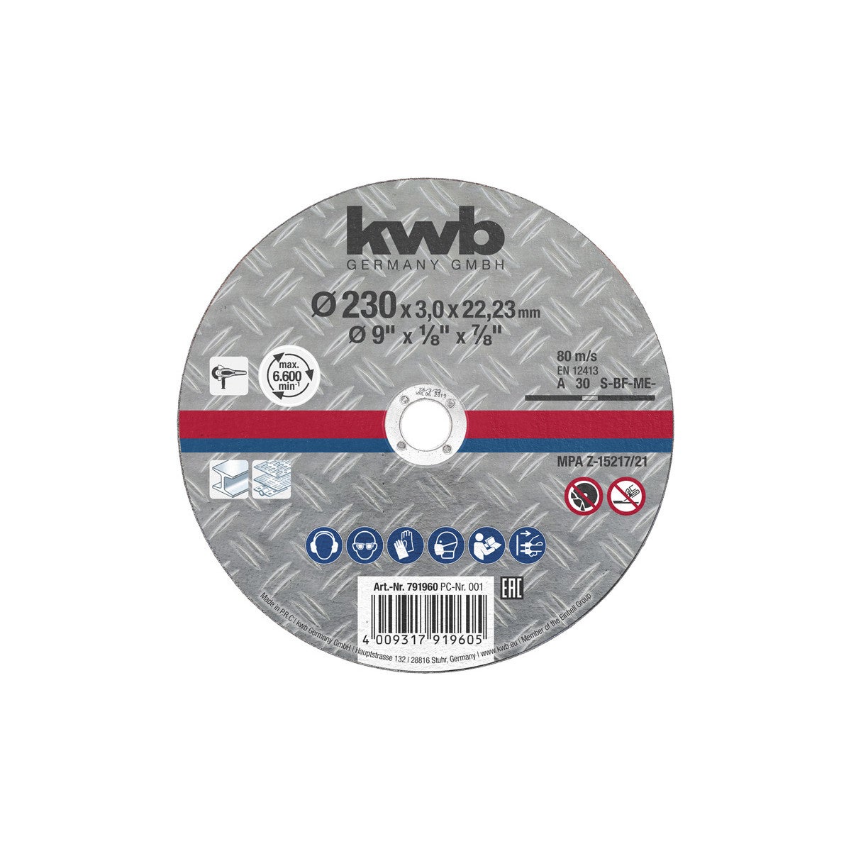 Kwb 791993 accessoire pour meuleuse d'angle Disque de coupe | Leroy Merlin