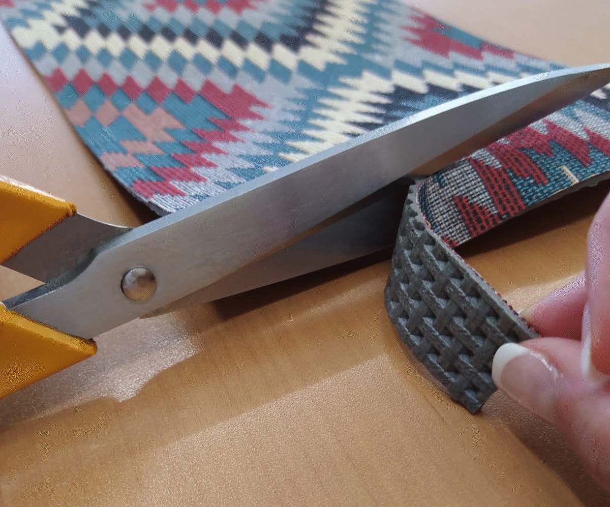 Tapis couloir résiné modèle Ambiance bordeaux vendu au mètre antitache lavable résistant largeur 67 cm idéal cuisine ou couloir - 7