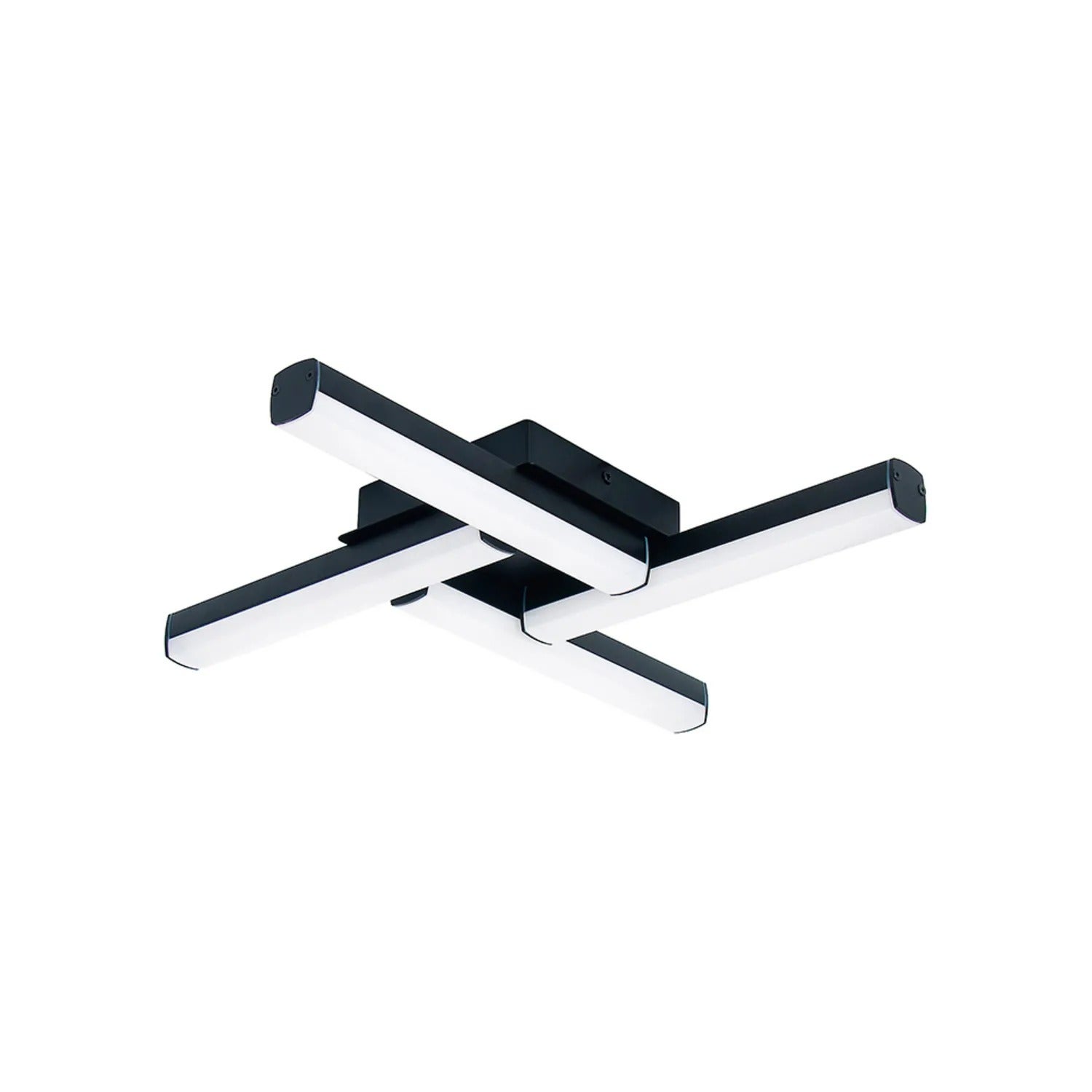 Lampa sufitowa LED Evan 18W Neutralna biel 1750lm metal czarna wym:6,5x42,5x42,5cm IP44 Rabalux