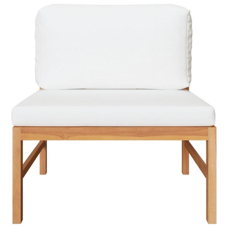 Salon bas de jardin en Bois Beige 1 personne - 3