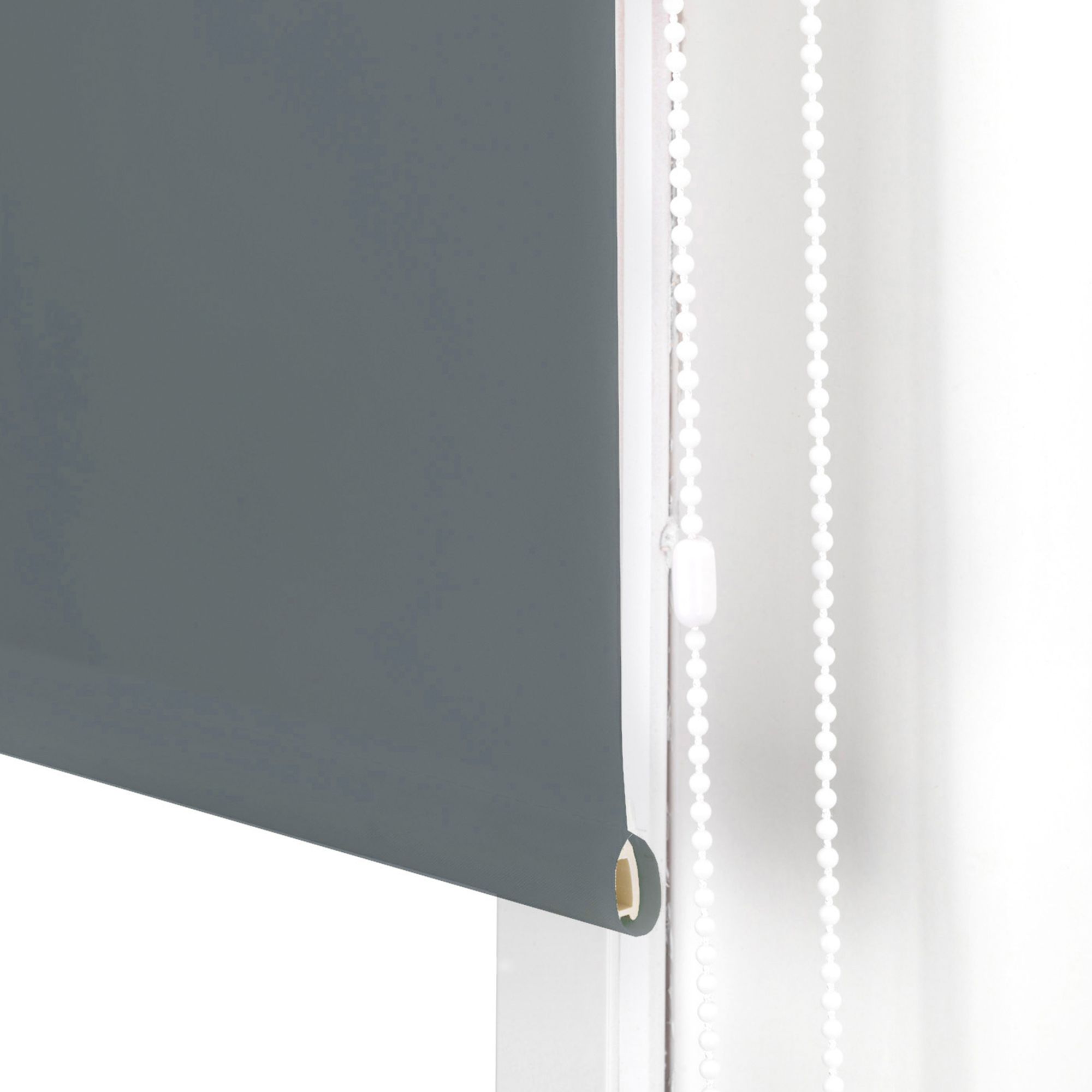 ECOMMERC3 | Tenda traslucida su misura misura 135x175 - Tenda a rullo di facile installazione misura in tessuto 132x170 - Tenda grigio pastello - 2