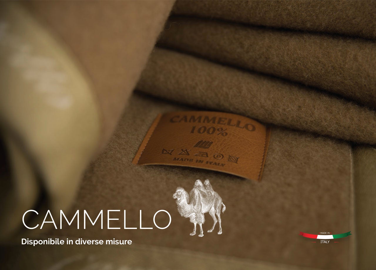 LINEA by Böhmerwald - Exclusive - Coperta in 100% Pelo di Cammello, pesantezza Normale, anallergica, Non necessita di Pulizia, Non Lavabile in Lavatrice, Prodotta in Germania, 135 x 200 cm