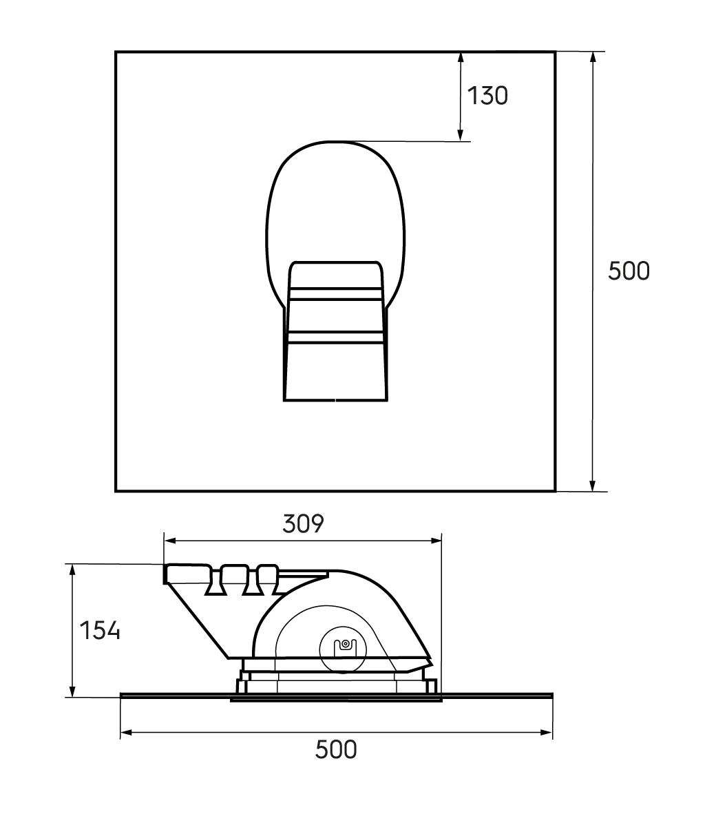 Passe-câbles solaire thermique pour pente 15-55 noir - UBBINK - 770207 - 2