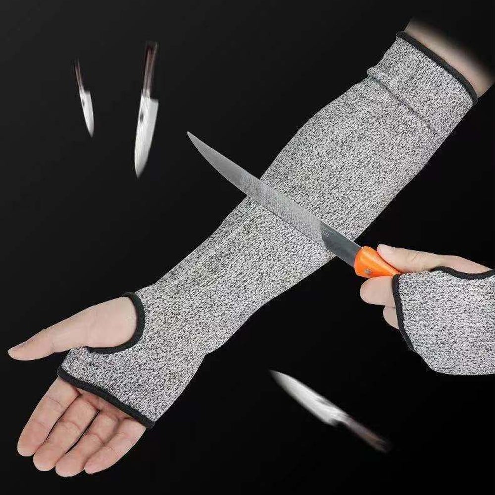 (1 paire) manches tricotées anti-coupures, gants de jardinage anti-coupures pour éviter les blessures cutanées et les irritations ultraviolettes - 3
