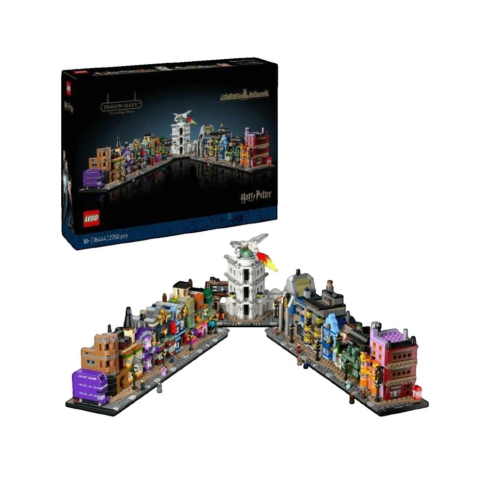 Zestaw konstrukcyjny LEGO Harry Potter Magiczne Sklepy i Figurki 2750 elementów